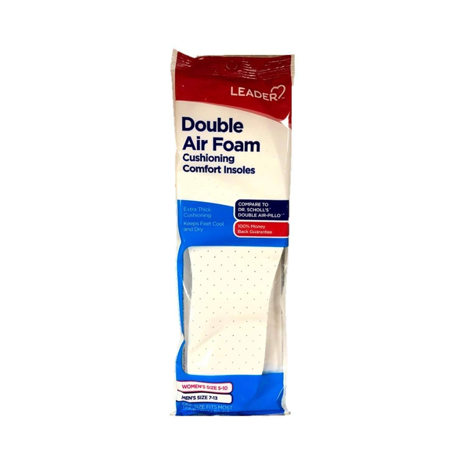 Leader Double Air Foam Insoles Unisex 1