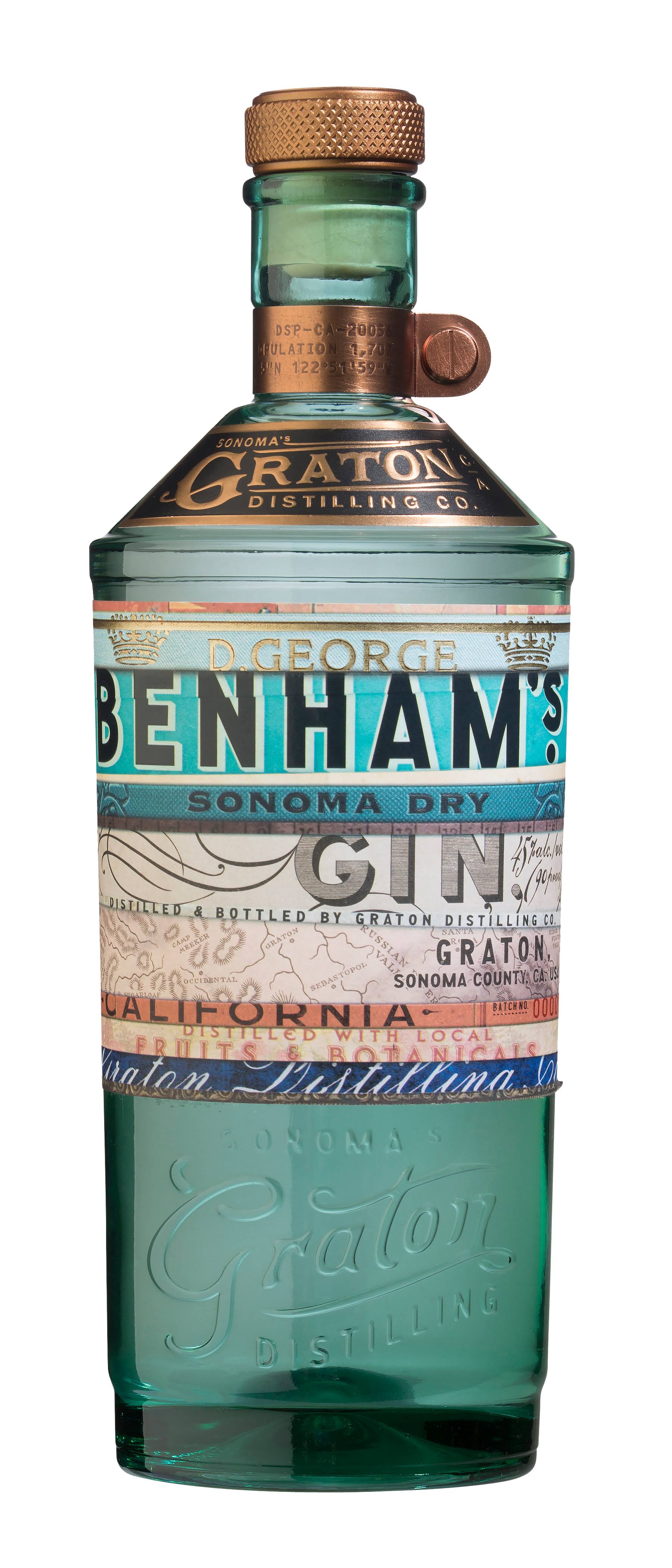 D. George Benham's Sonoma Dry Gin (750 mL)