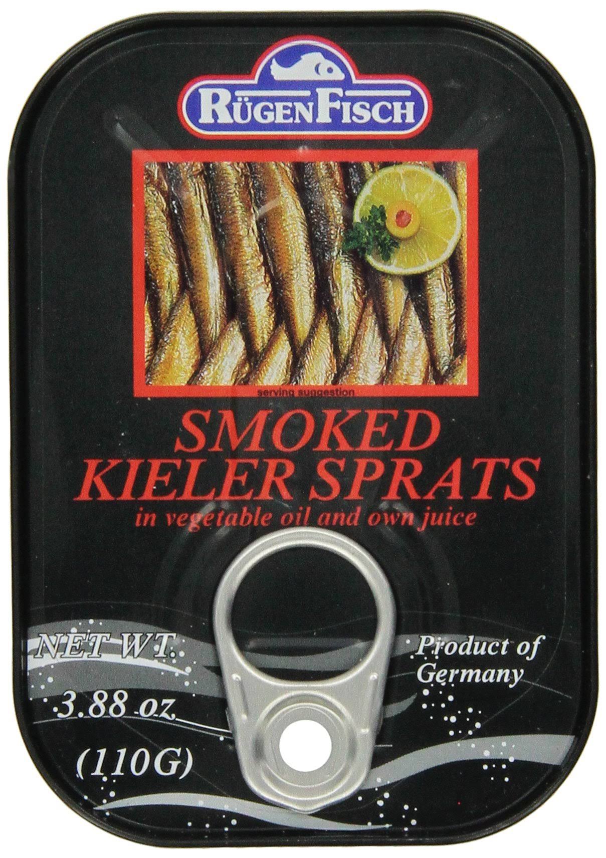 Rugen Fisch Smoked Kieler Sprats - 110g
