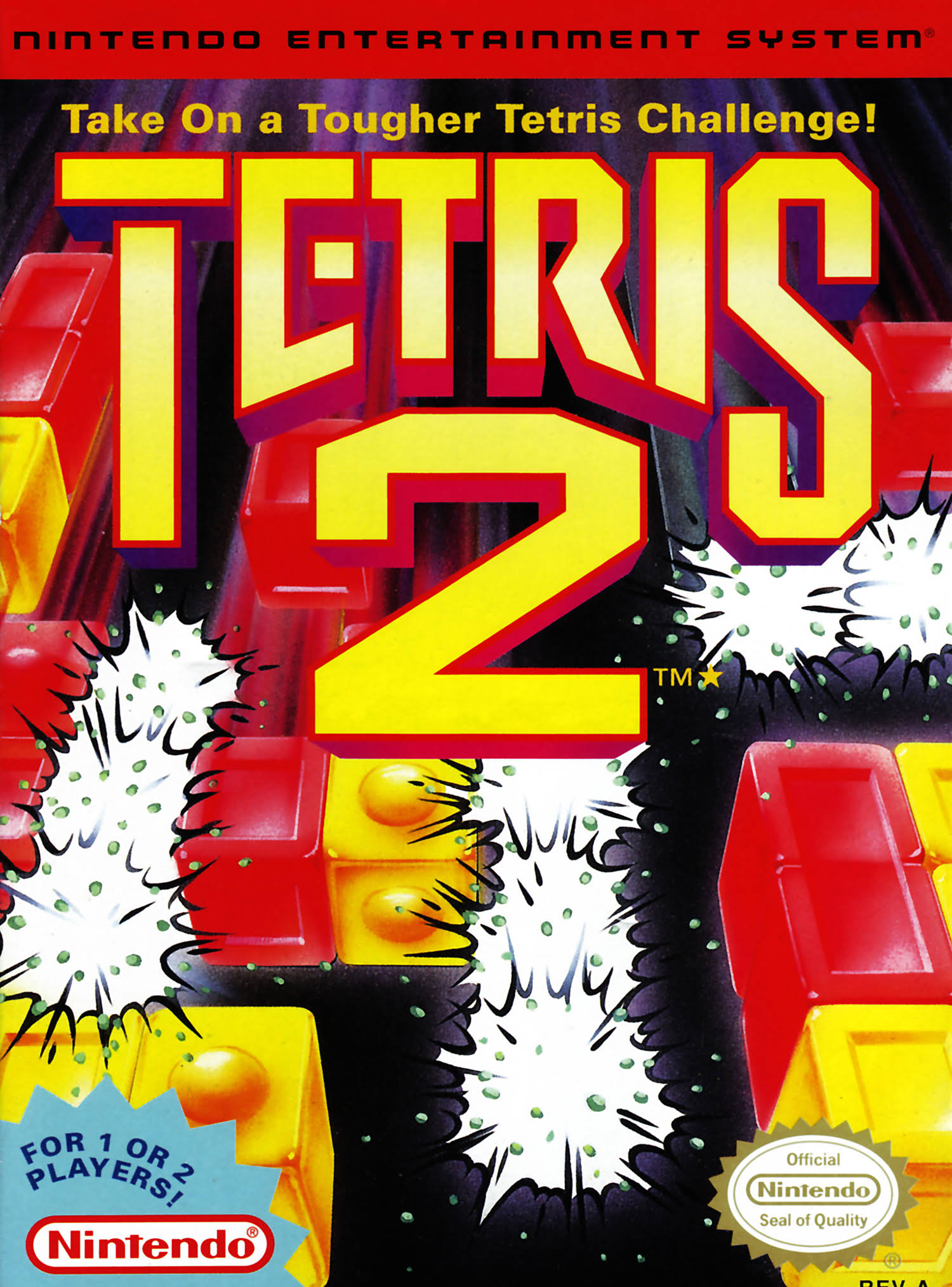 Tetris 2 NES Nintendo. Video Games. 045496630737.