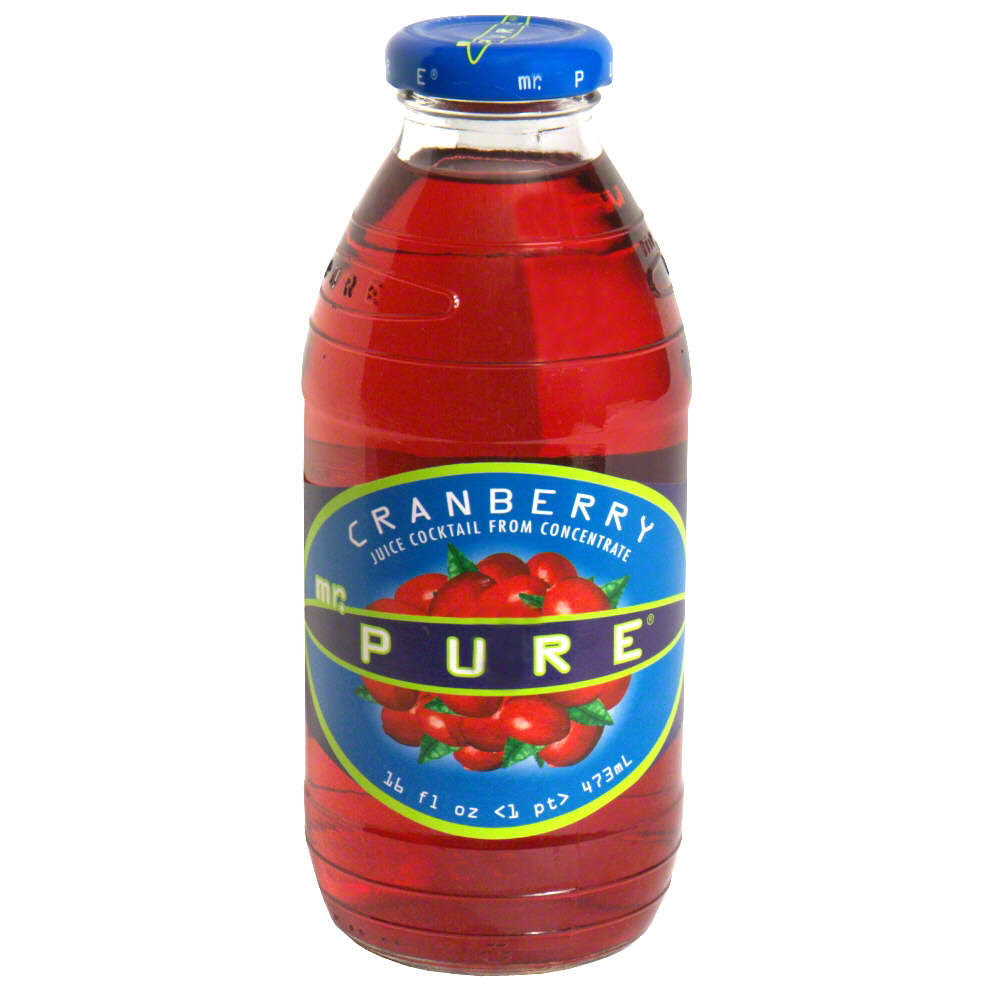 Mr Pure Juice Cocktail - Cranberry, 16oz