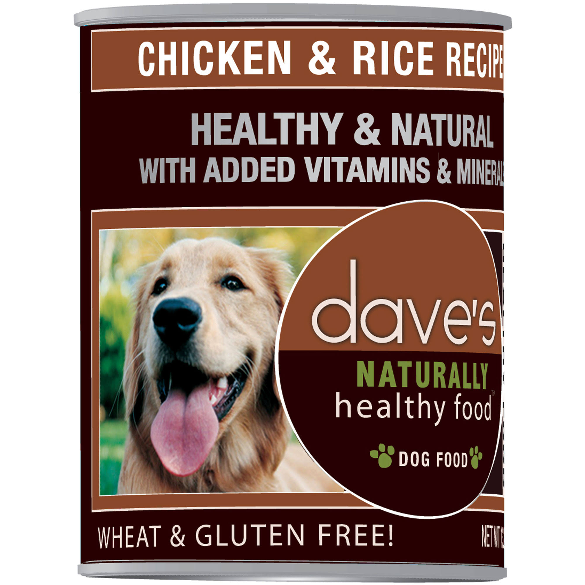 Dave'S Naturally Healthy Chicken Rice Recipe Canned Dog Food