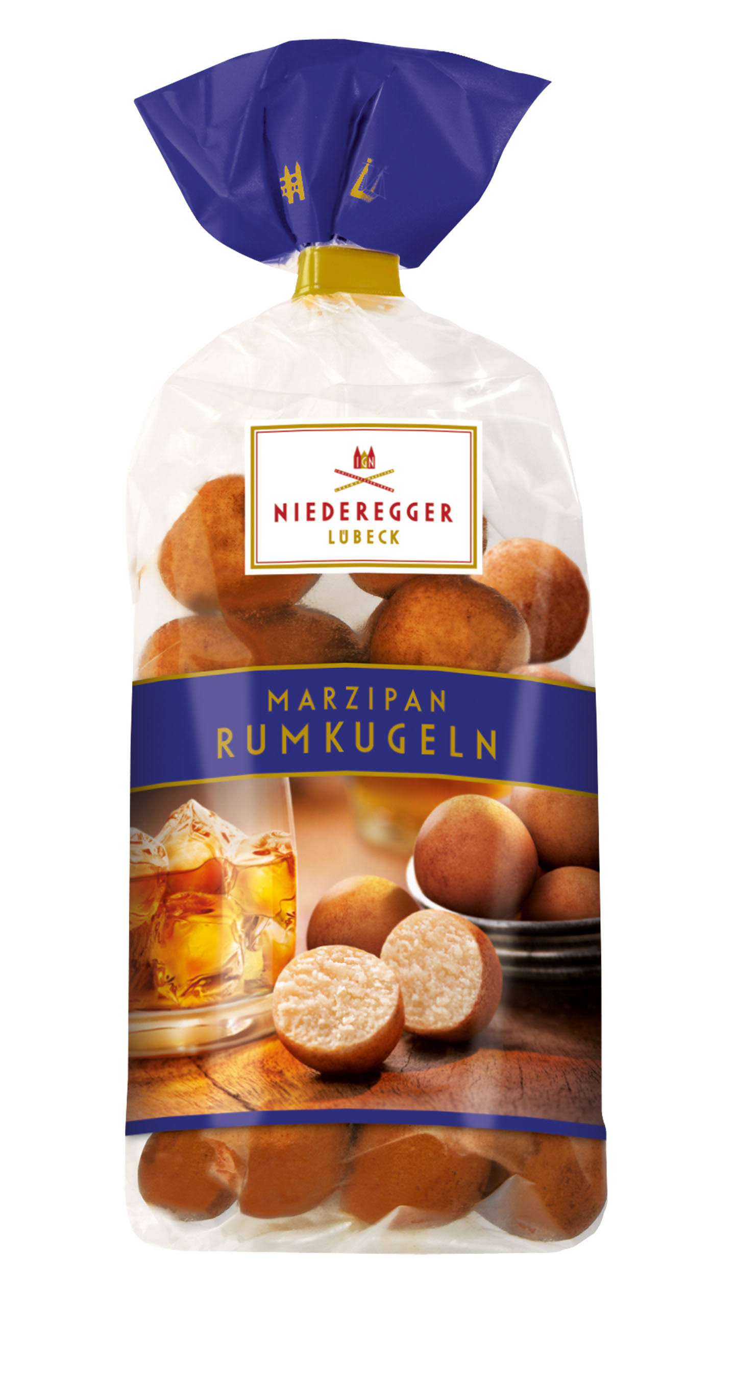 Niederegger Delicious Small Marzipan Rum Balls IN Bag 150 G