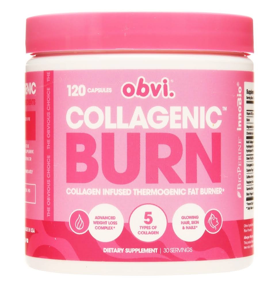 Obvi Collagenic Burn Fat Burner - 120 Capsules