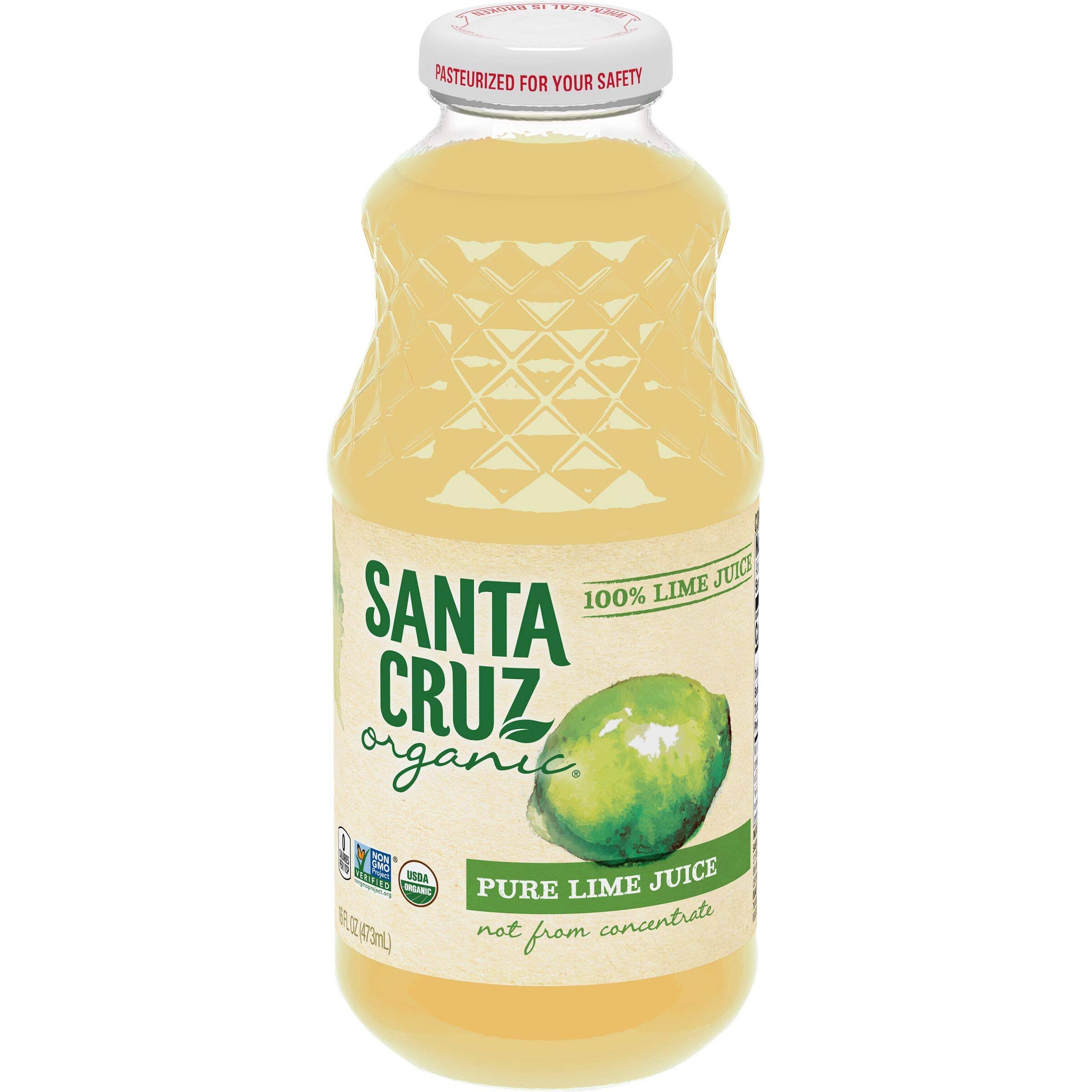 Santa Cruz Organic Pure Lime Juice - 473ml