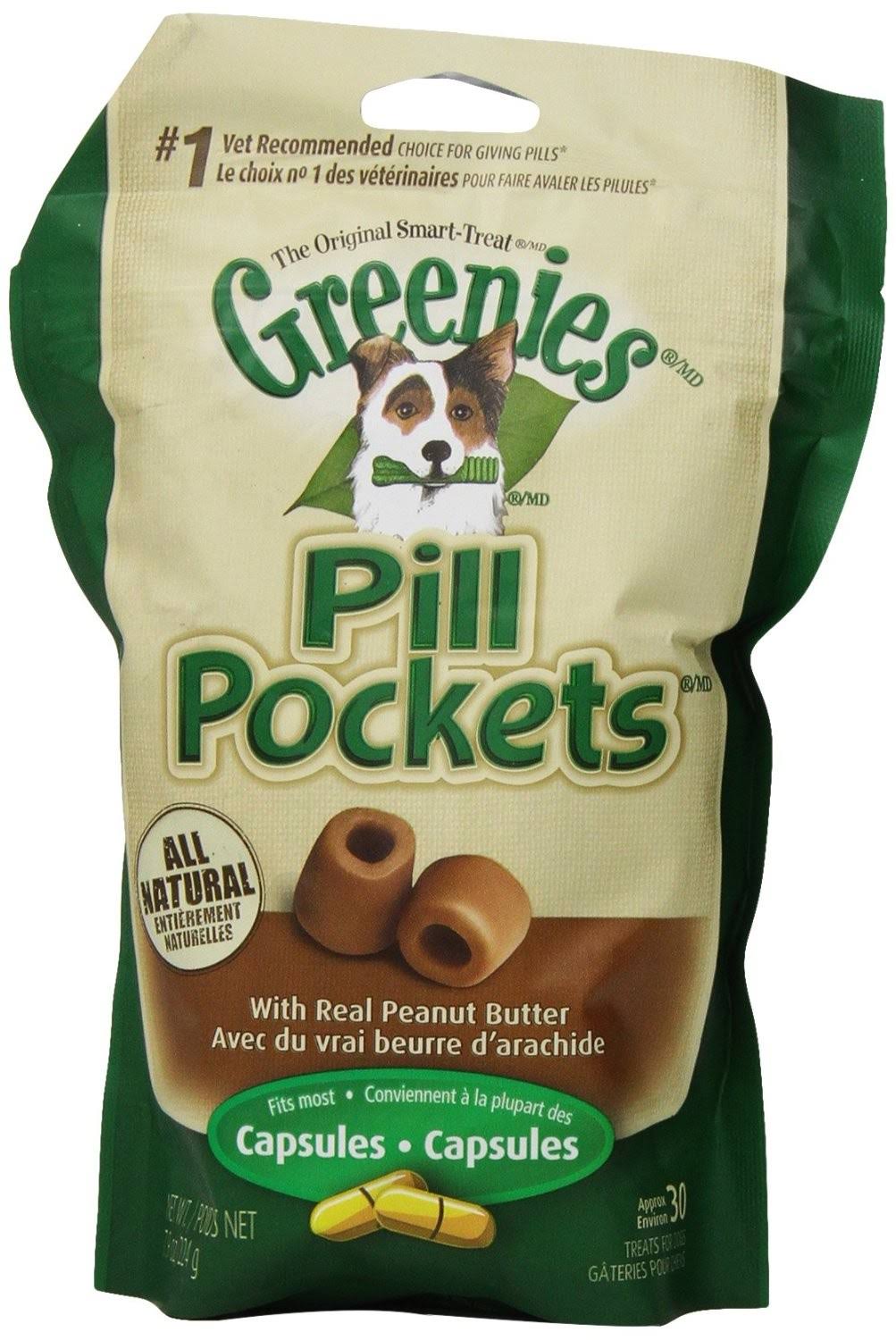 Greenies Pill Pocket Soft Dog Treats - Peanut Butter