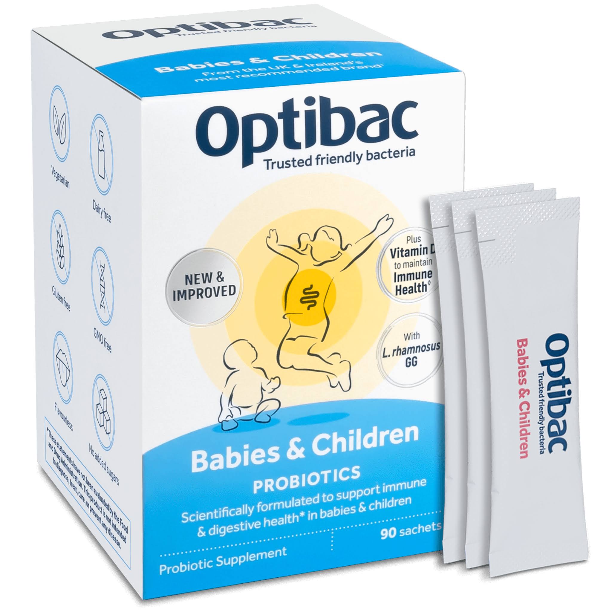 Optibac Probiotics For Babies & Children - 90 Sachets