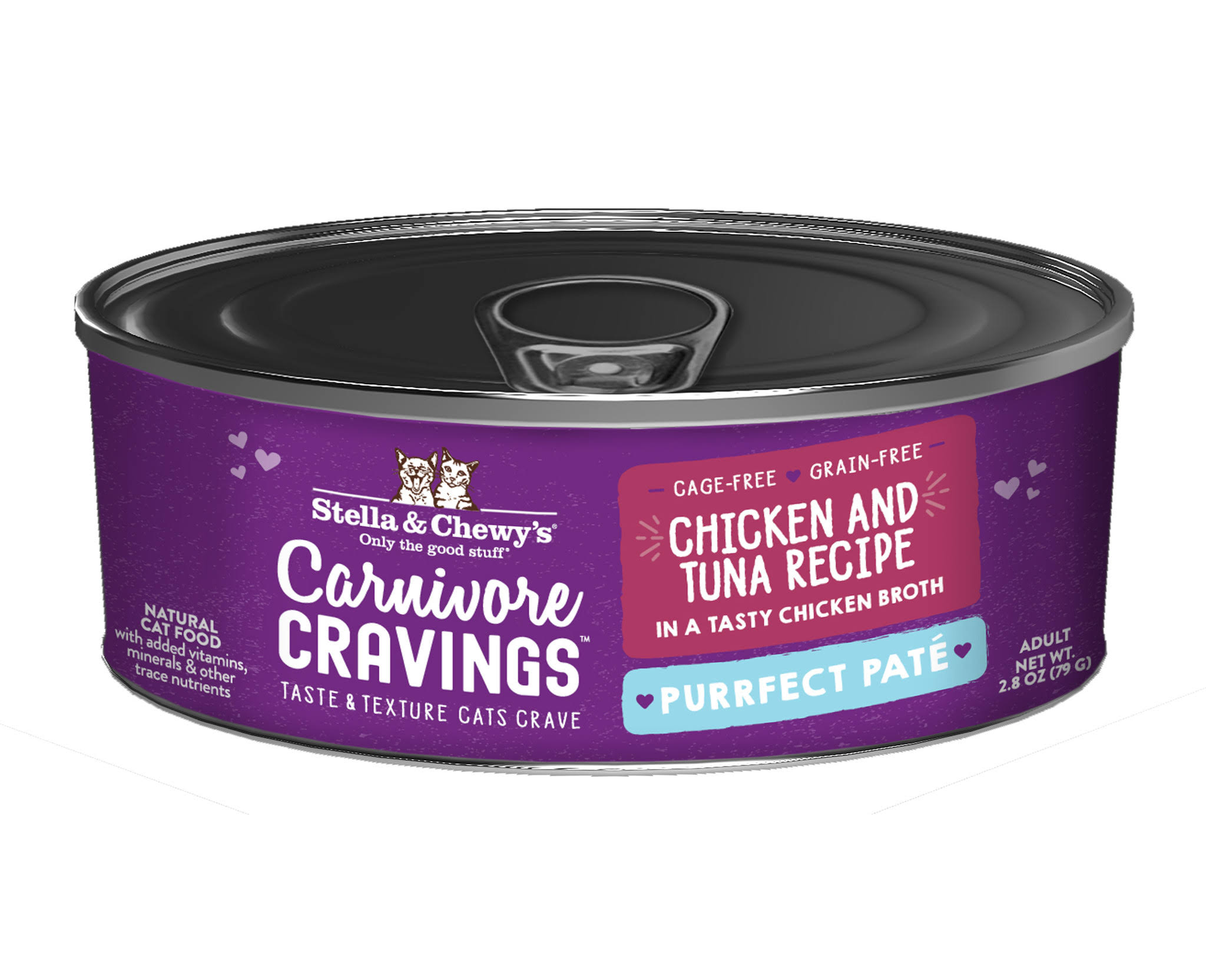 Stella & Chewy's Cat Carnivore Cravings Pate Chicken & Tuna 2.8oz