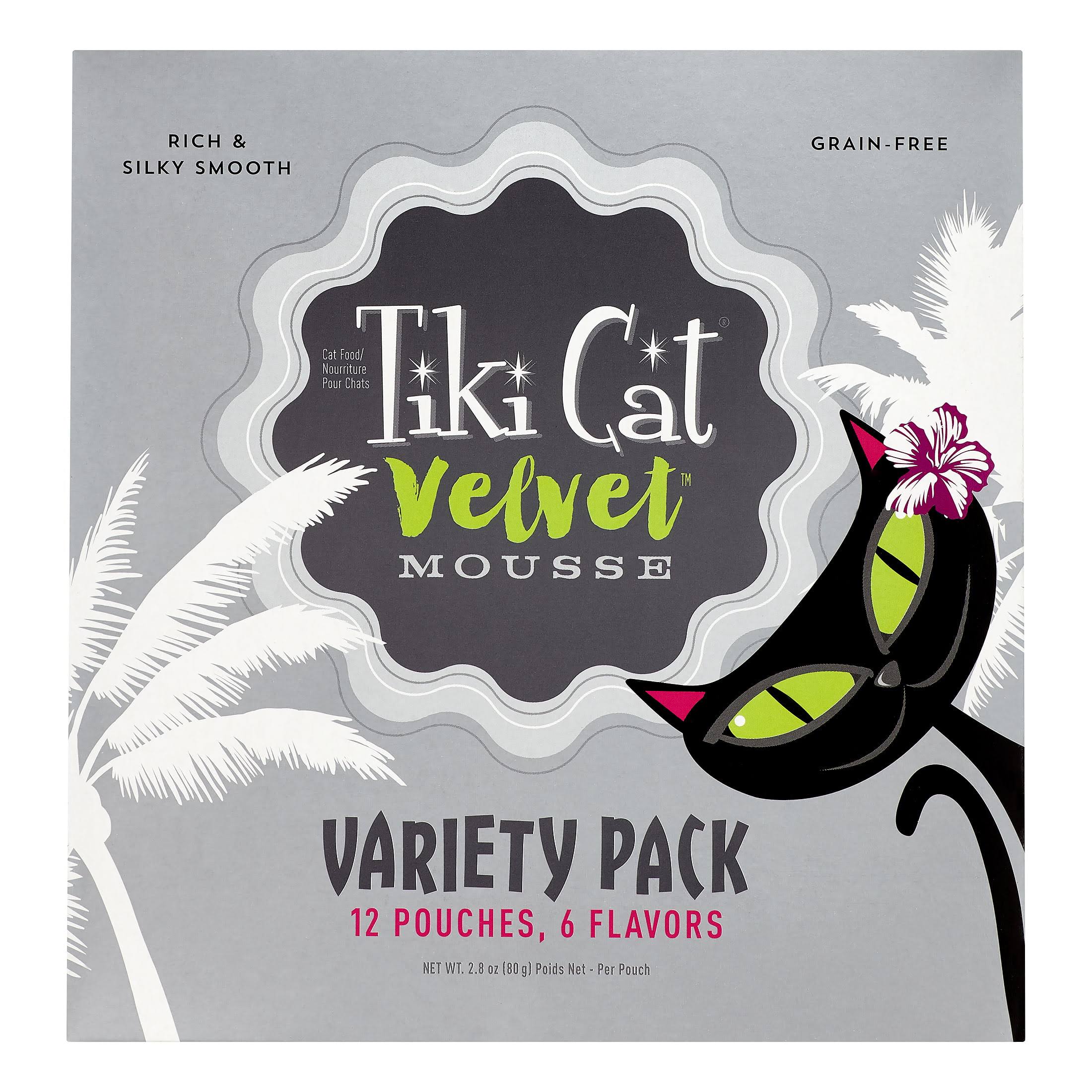 Tiki Cat Velvet Mousse Variety Pack Cat Food - x12