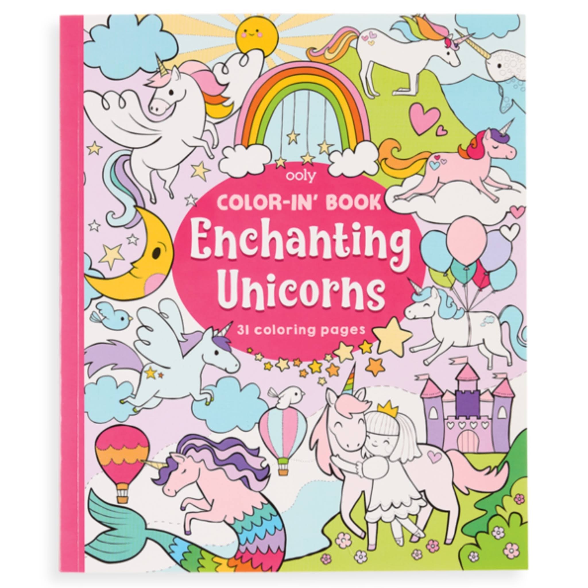 Ooly Enchanting Unicorns Colouring Book
