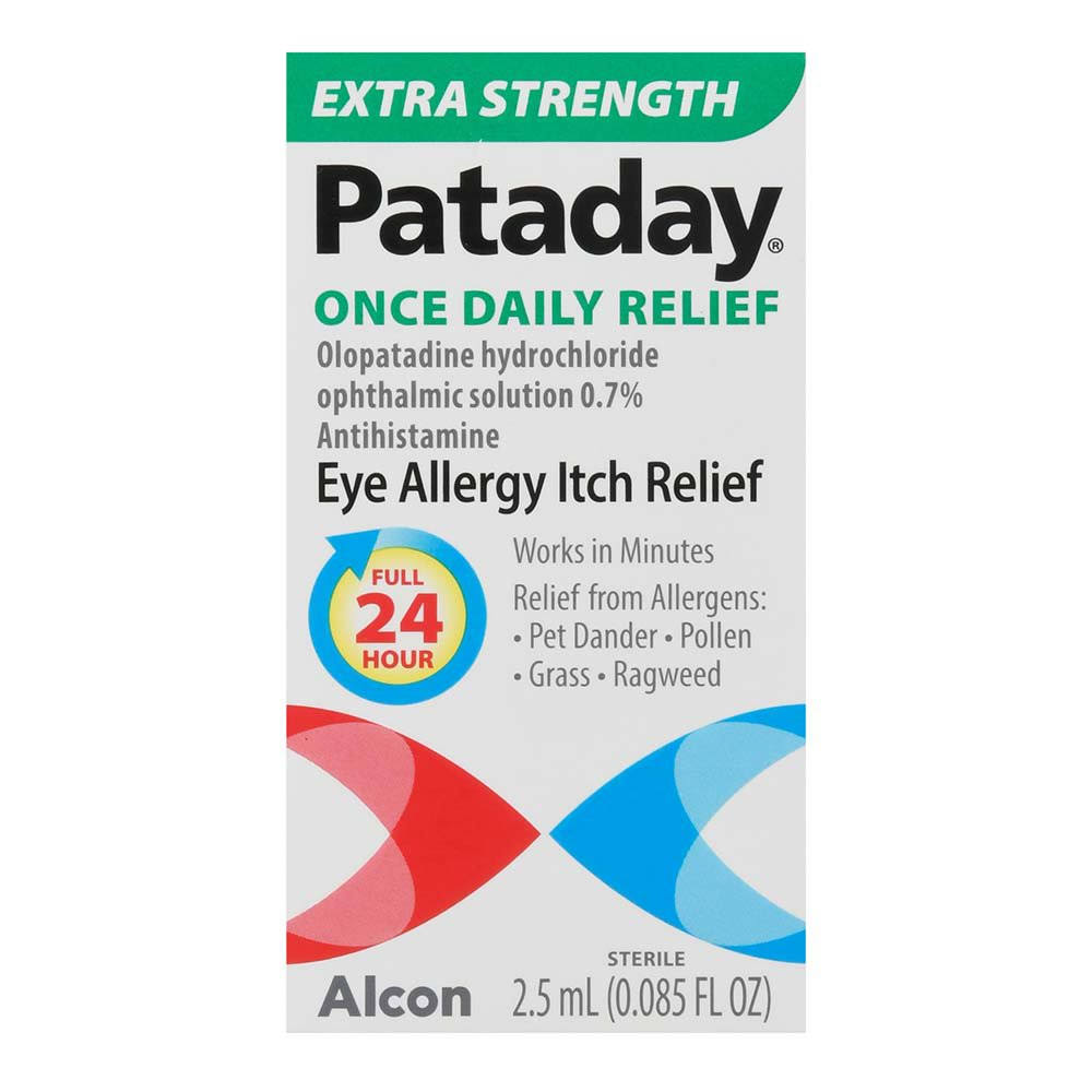 Pataday Eye Allergy Itch Relief, Extra Strength, For Ages 2 and Older - 2.5 ml