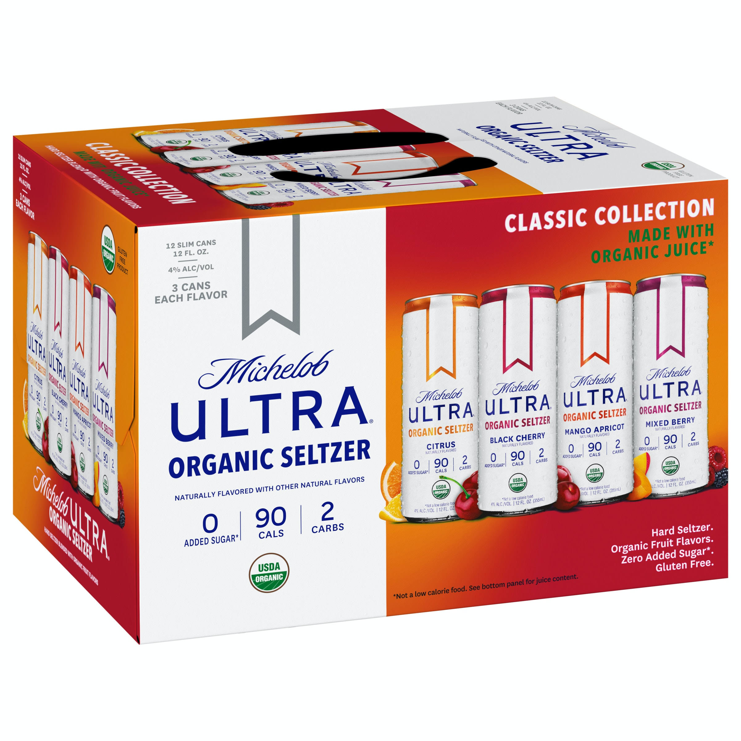 Michelob Ultra Organic Hard Seltzer Variety Pack