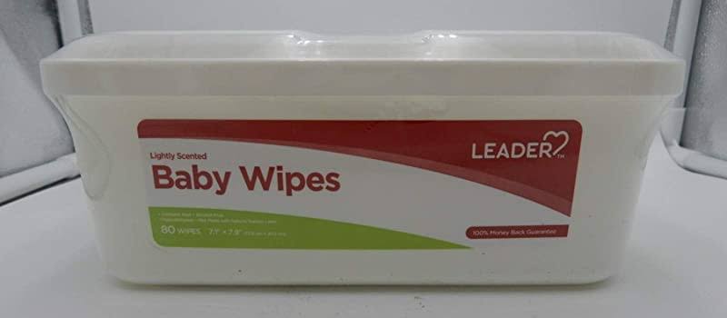 Leader Lightly Scented Baby Wipes 80ct | Household Supplies