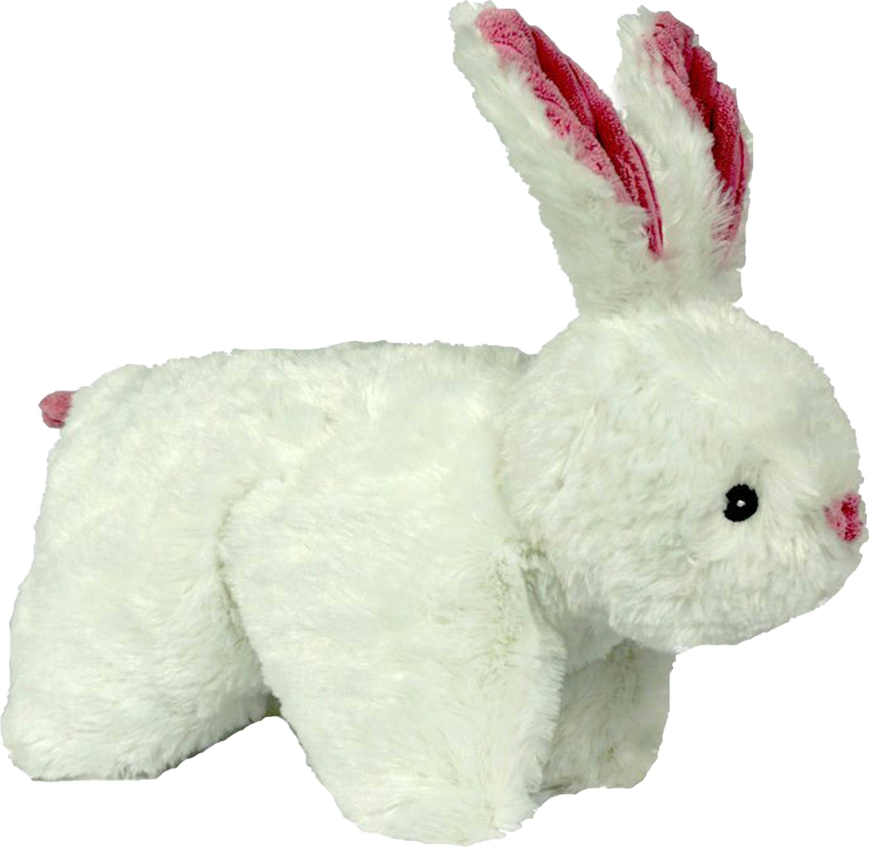 Hugglehounds Knot-less Squooshie Bunny Plush - White