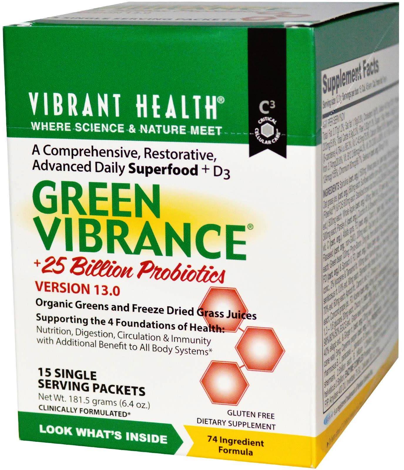 Vibrant Health Green Vibrance - 15 pack