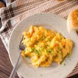 Make the creamiest scrambled eggs of your life in a little Dijon