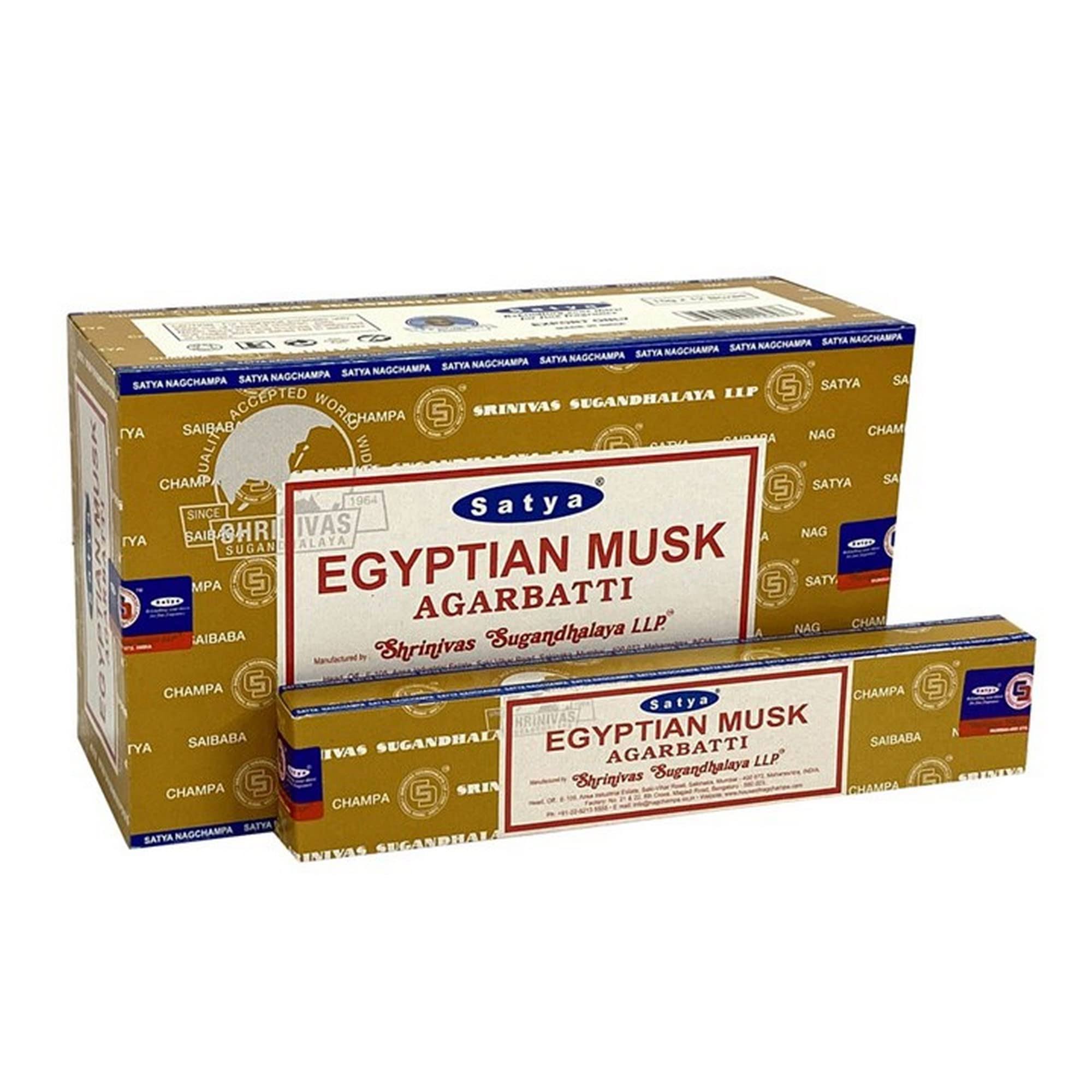 01420 Satya VFM Egyptian Musk Nag Champa Incense Sticks