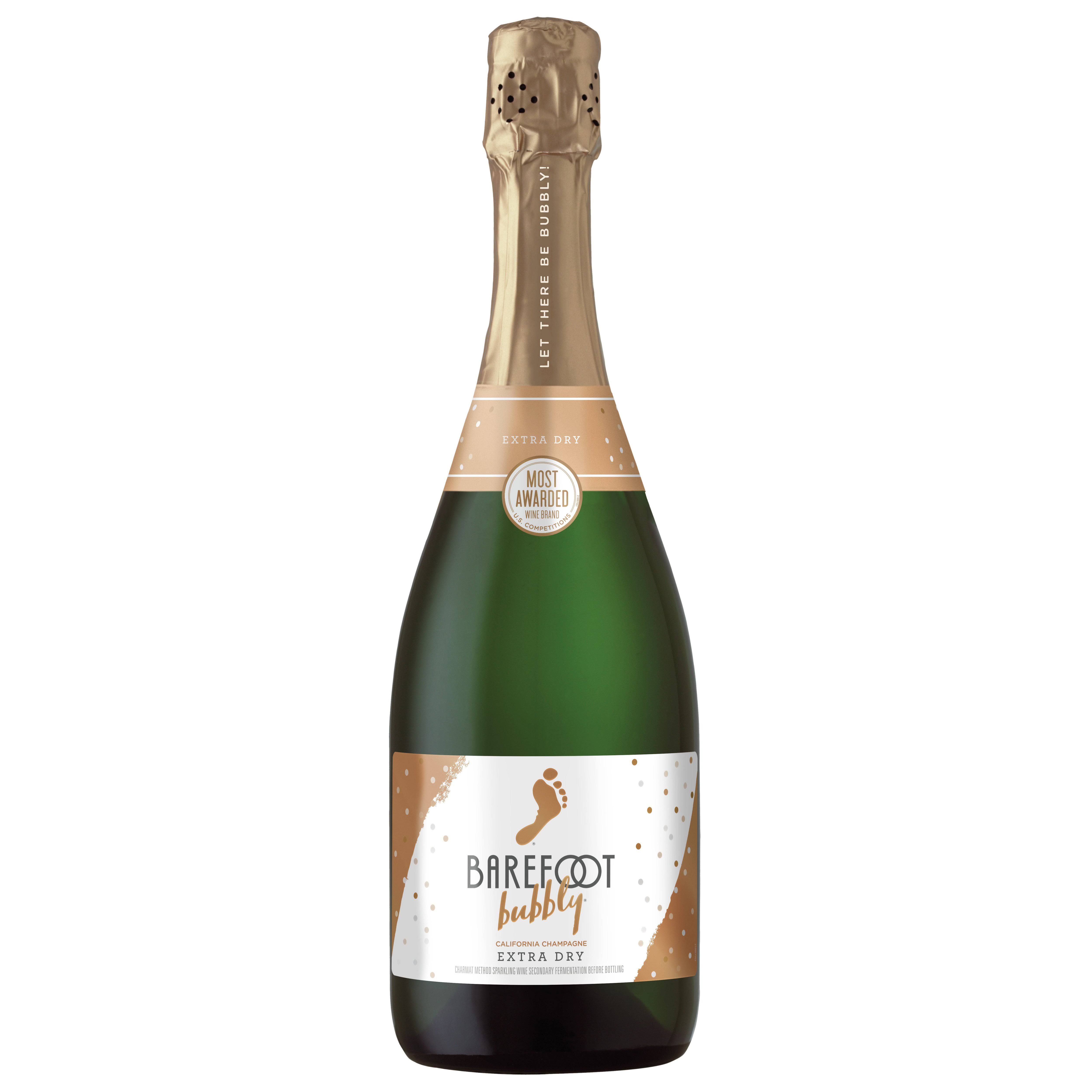Barefoot Bubbly Champagne - Extra Dry, 750ml