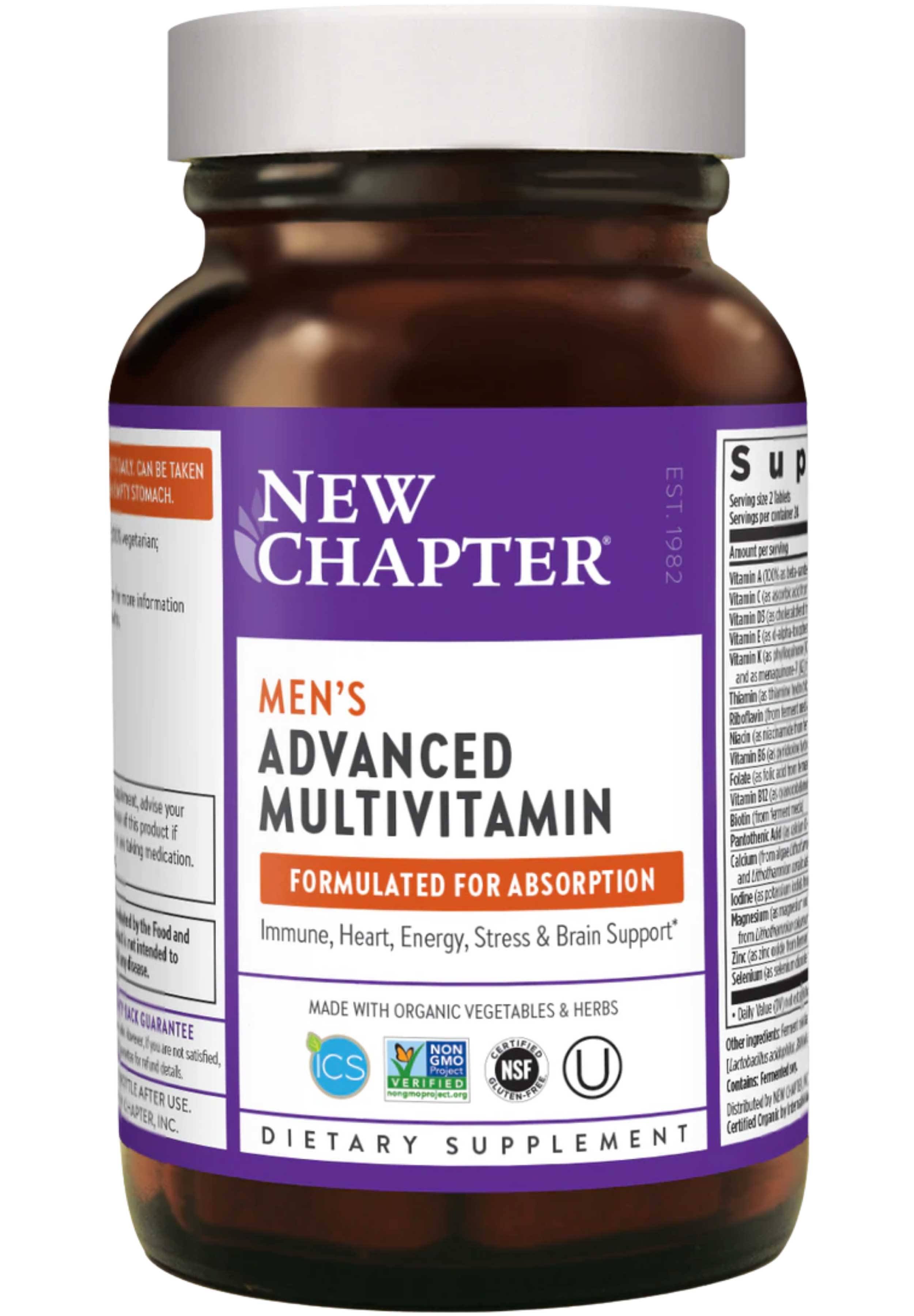 New Chapter Every Man Multivitamin - 120 Tablets