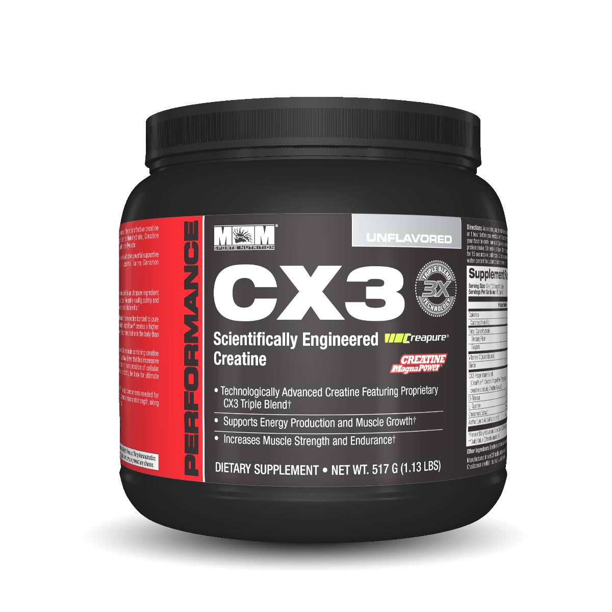 Max Muscle CX3 Scientifically Engineered Creatine - 1.13lb