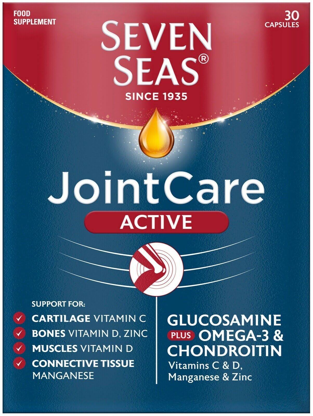 Seven Seas Jointcare Active Capsules - 30ct