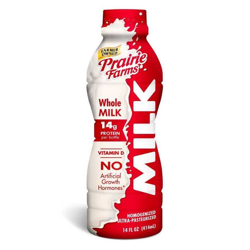 Prairie Farms Milk, Whole - 14 fl oz