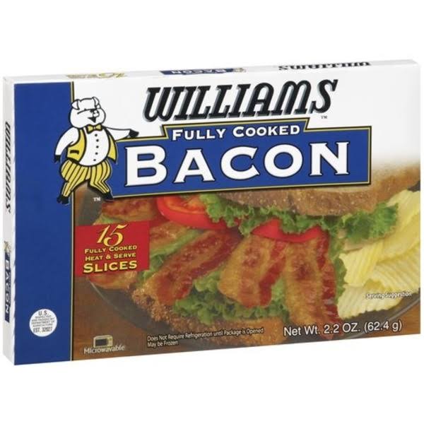 Williams Fully Cooked Bacon - 2.2 oz