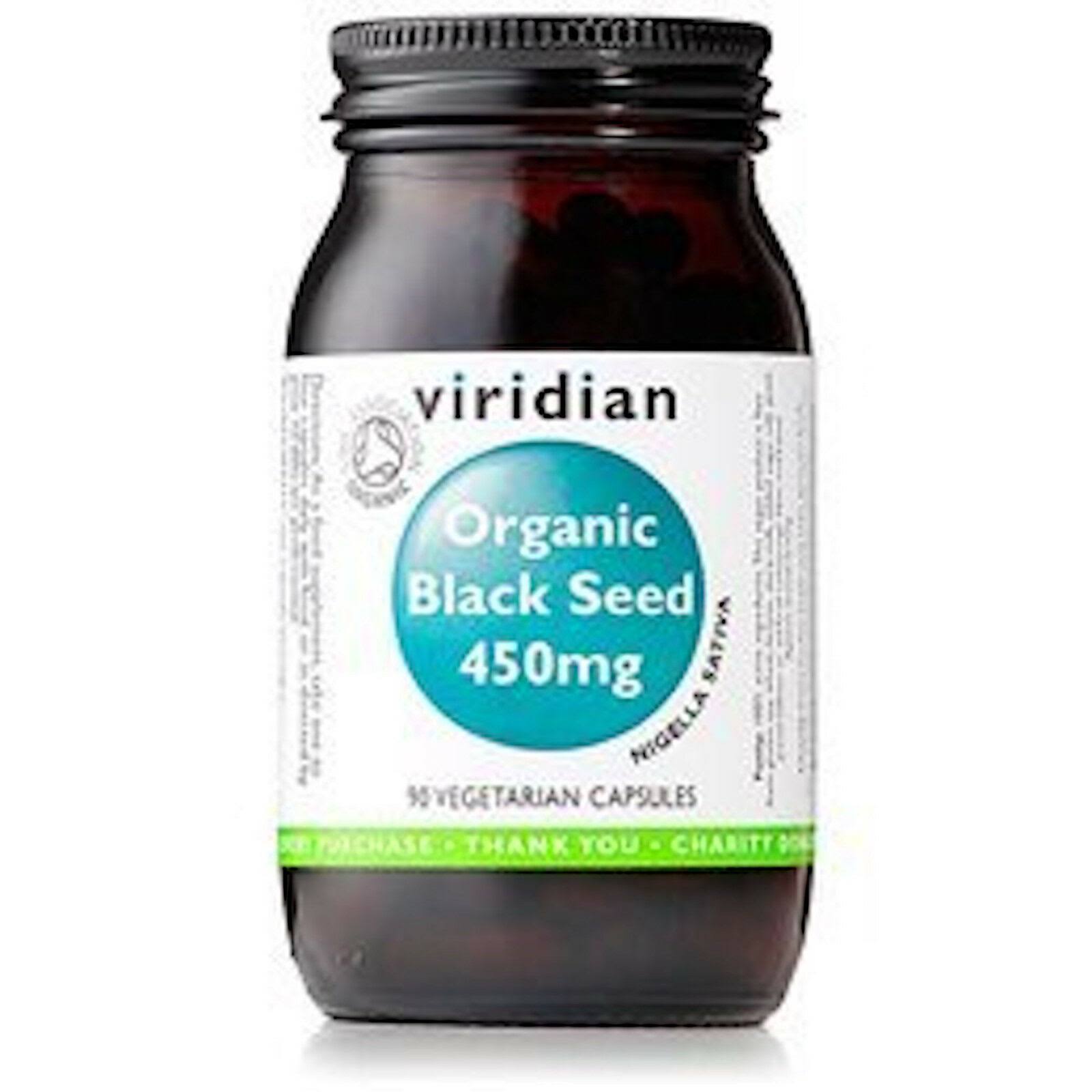 Viridian Organic Black Seed - 30 Capsules