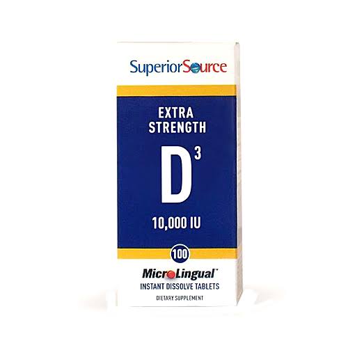 Superior Source D3 - 10,000IU, 100 Tablets