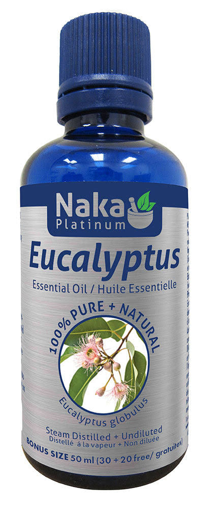 100% Pure Eucalyptus Essential Oil - 50ml + Bonus Item