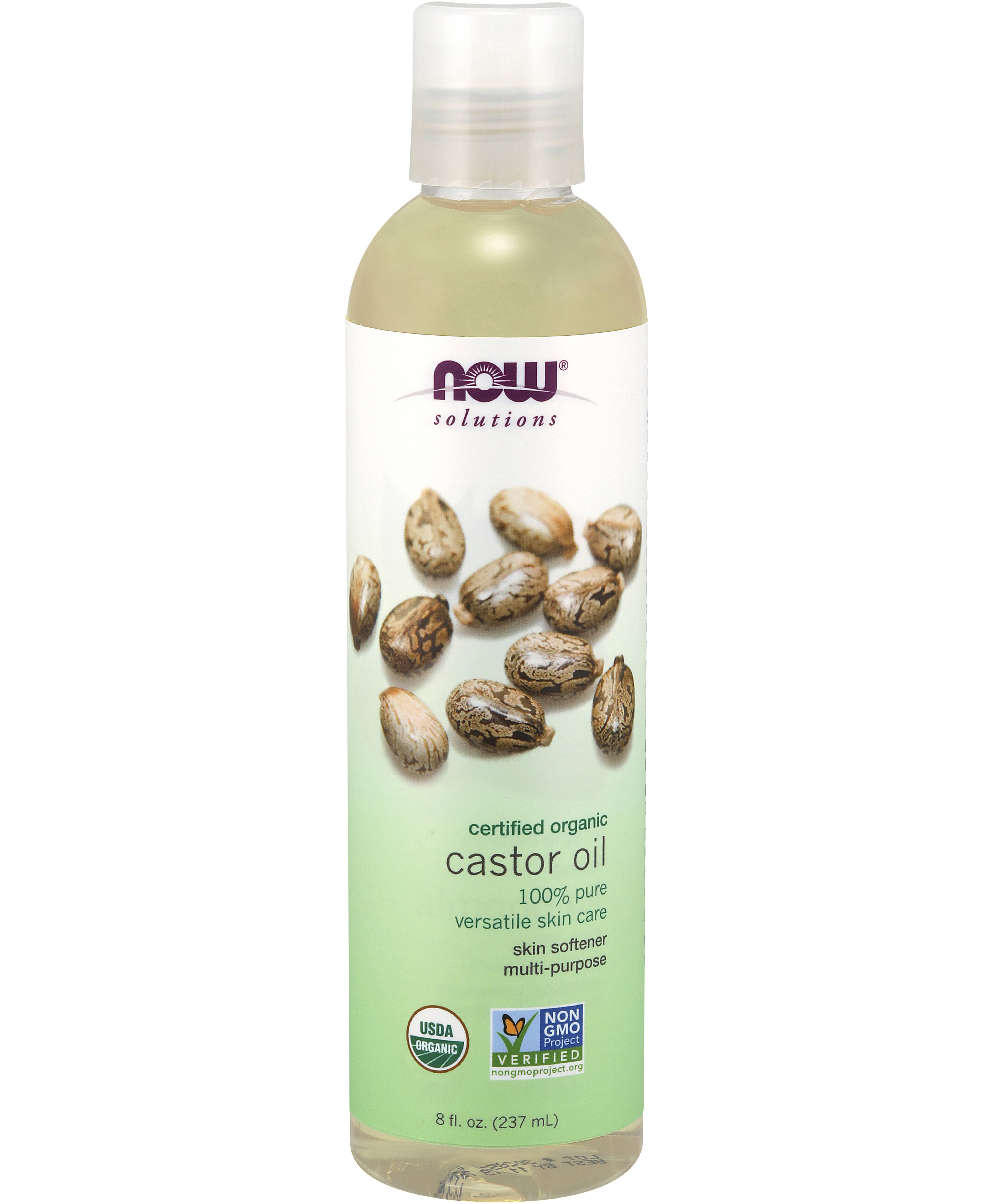 Now - Organic Castor Oil 8 fl oz