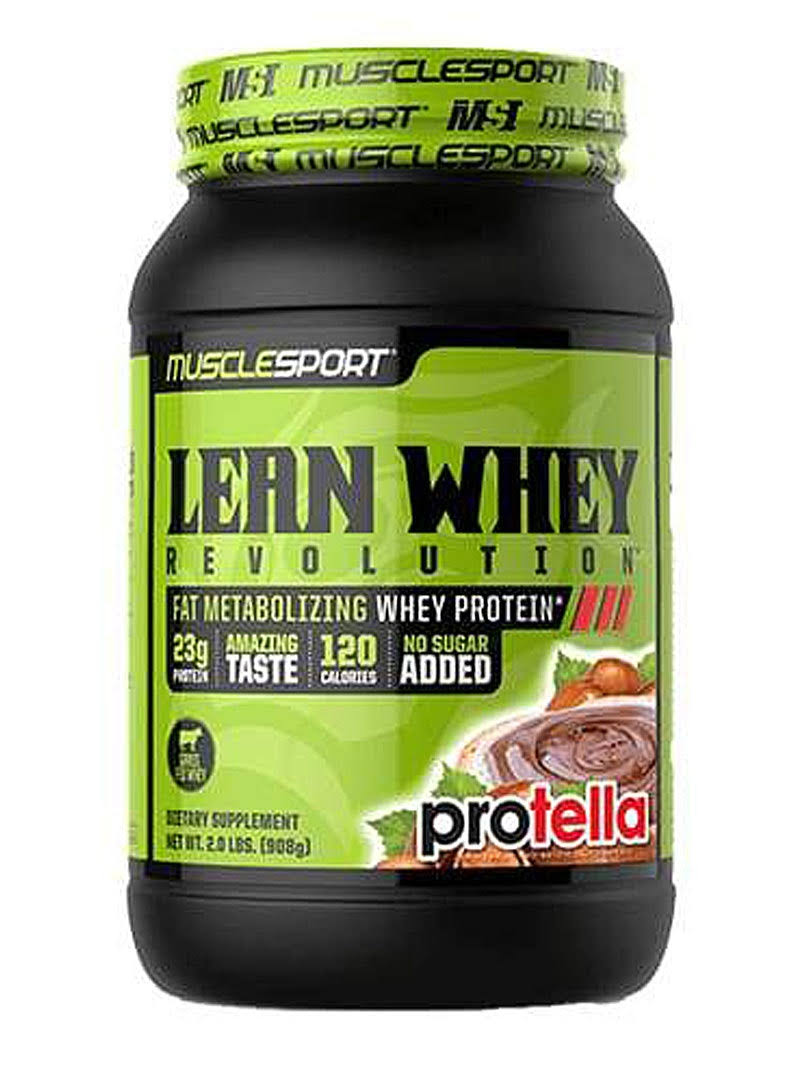 Lean Whey Revolution 2 LB Peanut Butter Crunch by Muscle Sport