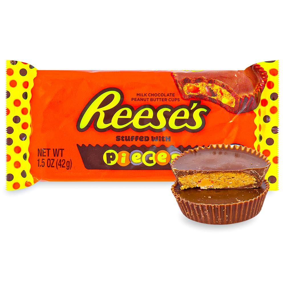Reese's Peanut Butter Cups - with Pieces, 42g