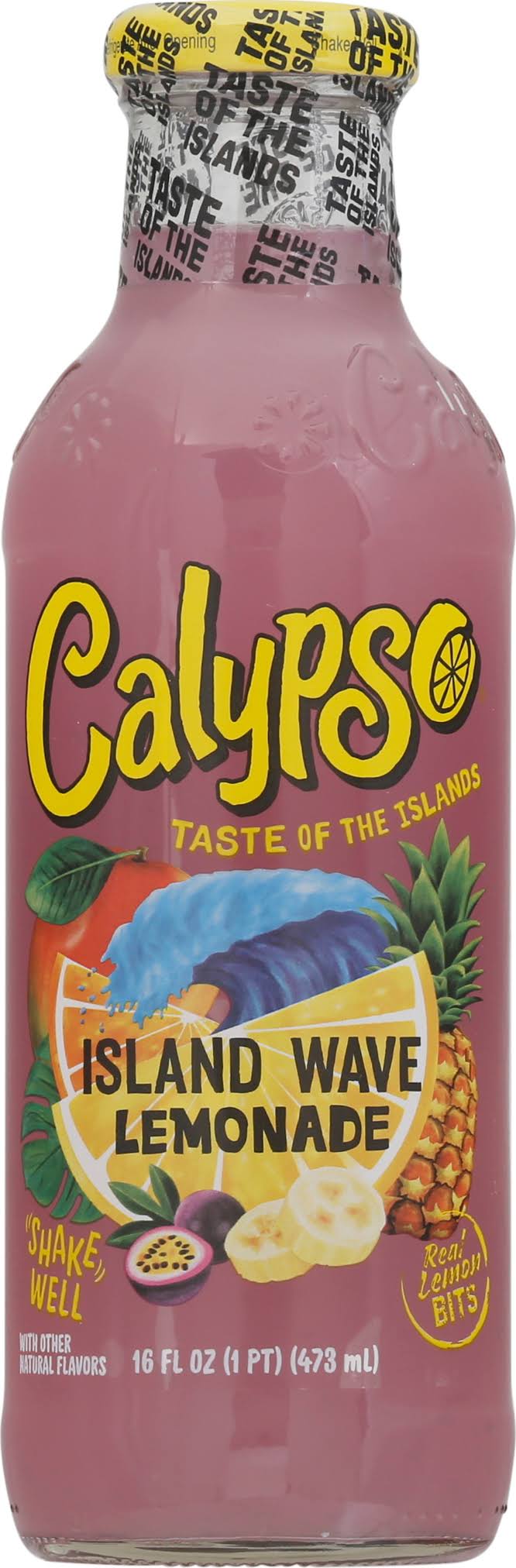 Calypso Lemonade, Island Wave - 16 fl oz