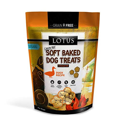 Lotus Wholesome Duck Recipe Soft Baked Dog Treats (10 oz.) (784815904004)