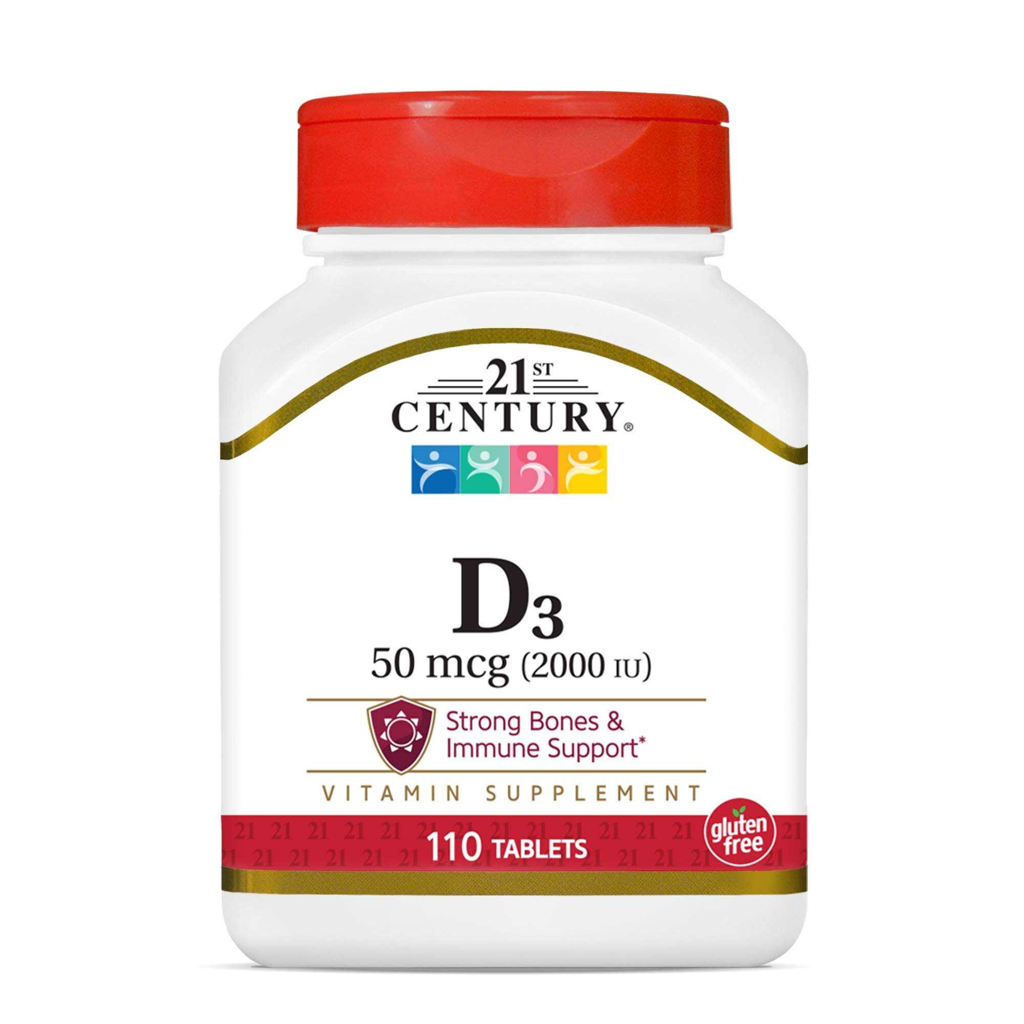 21st Century Vitamin D-2000 - Maximum Strength, 110 tablets