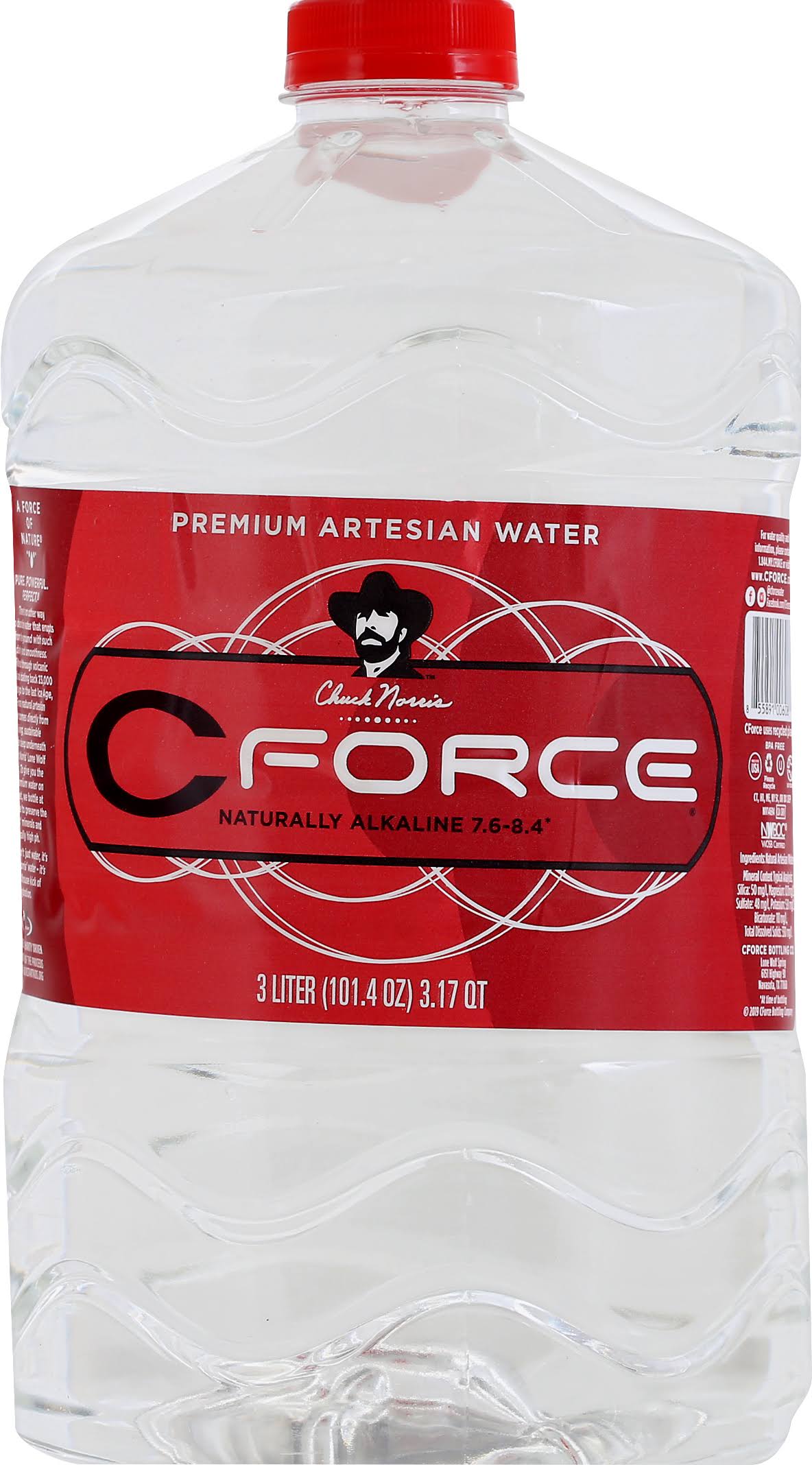 Cforce Artesian Water, Premium - 3 liter