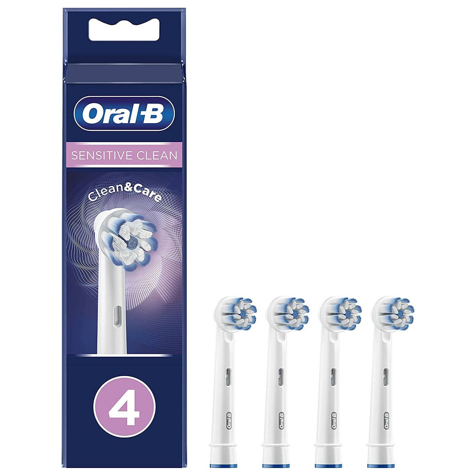 Oral-B Sensitive Clean Toothbrush Heads 4 Pack