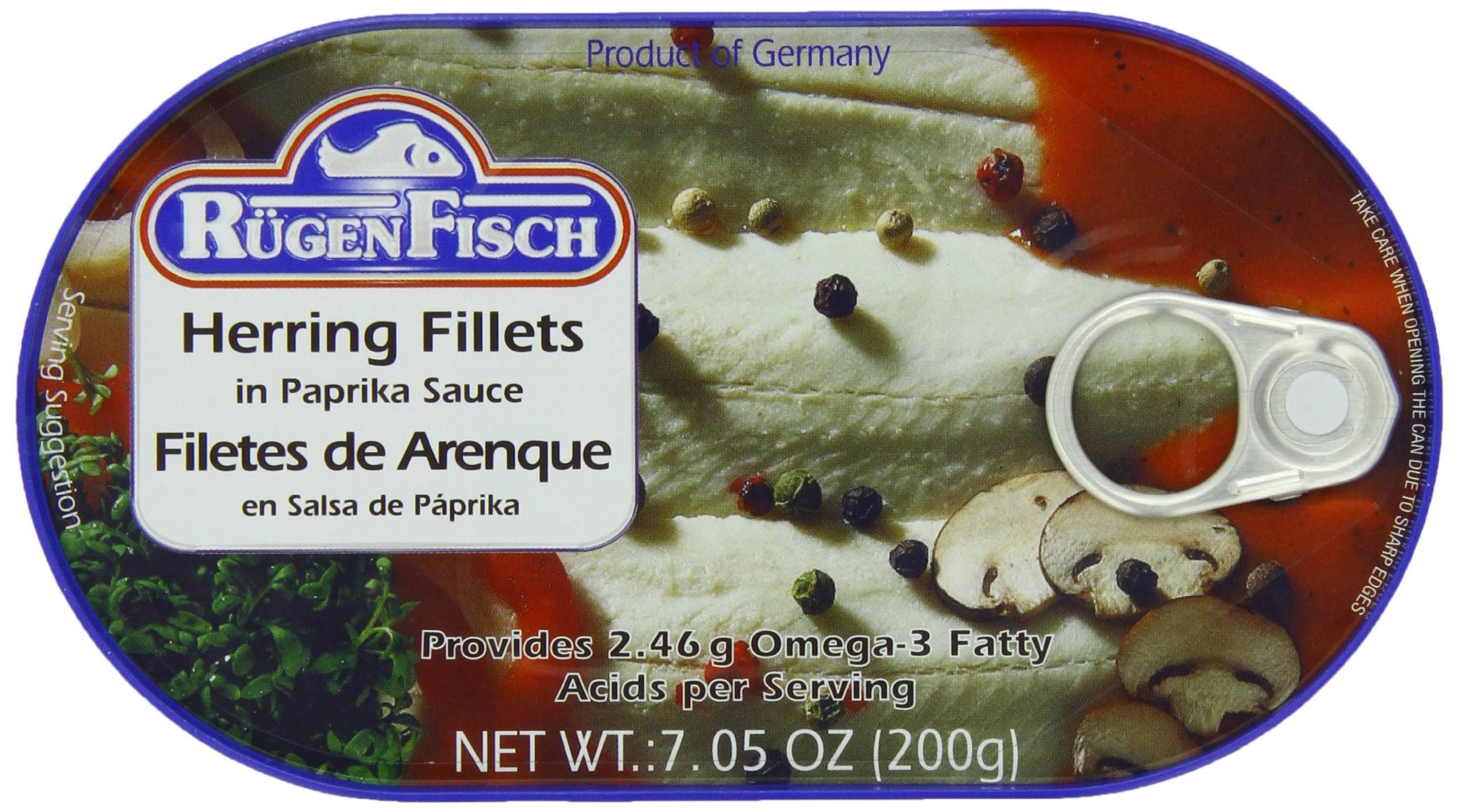 Ruegen Herring Fillets in Paprika Sauce - 200g