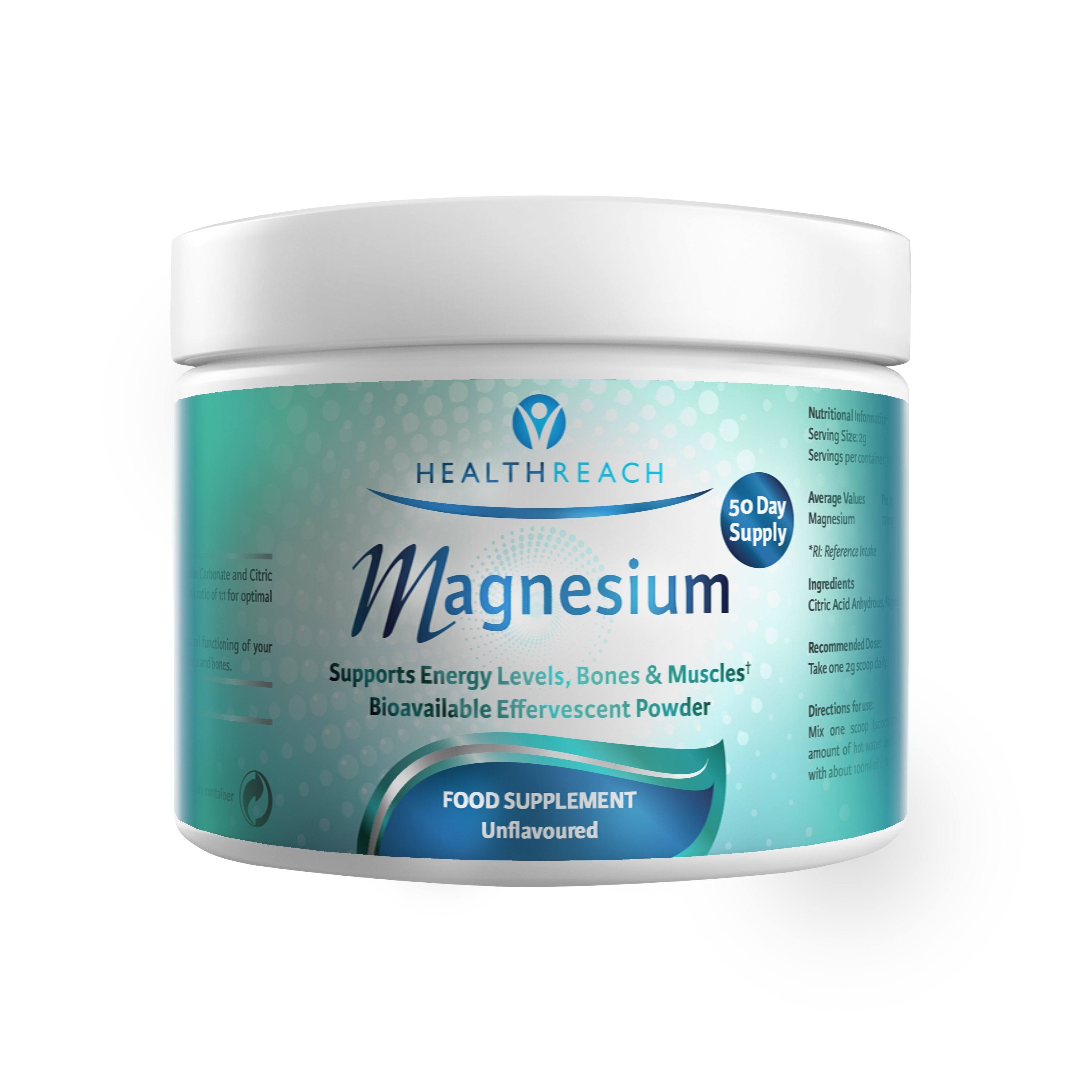 HealthReach Magnesium Powder 100g