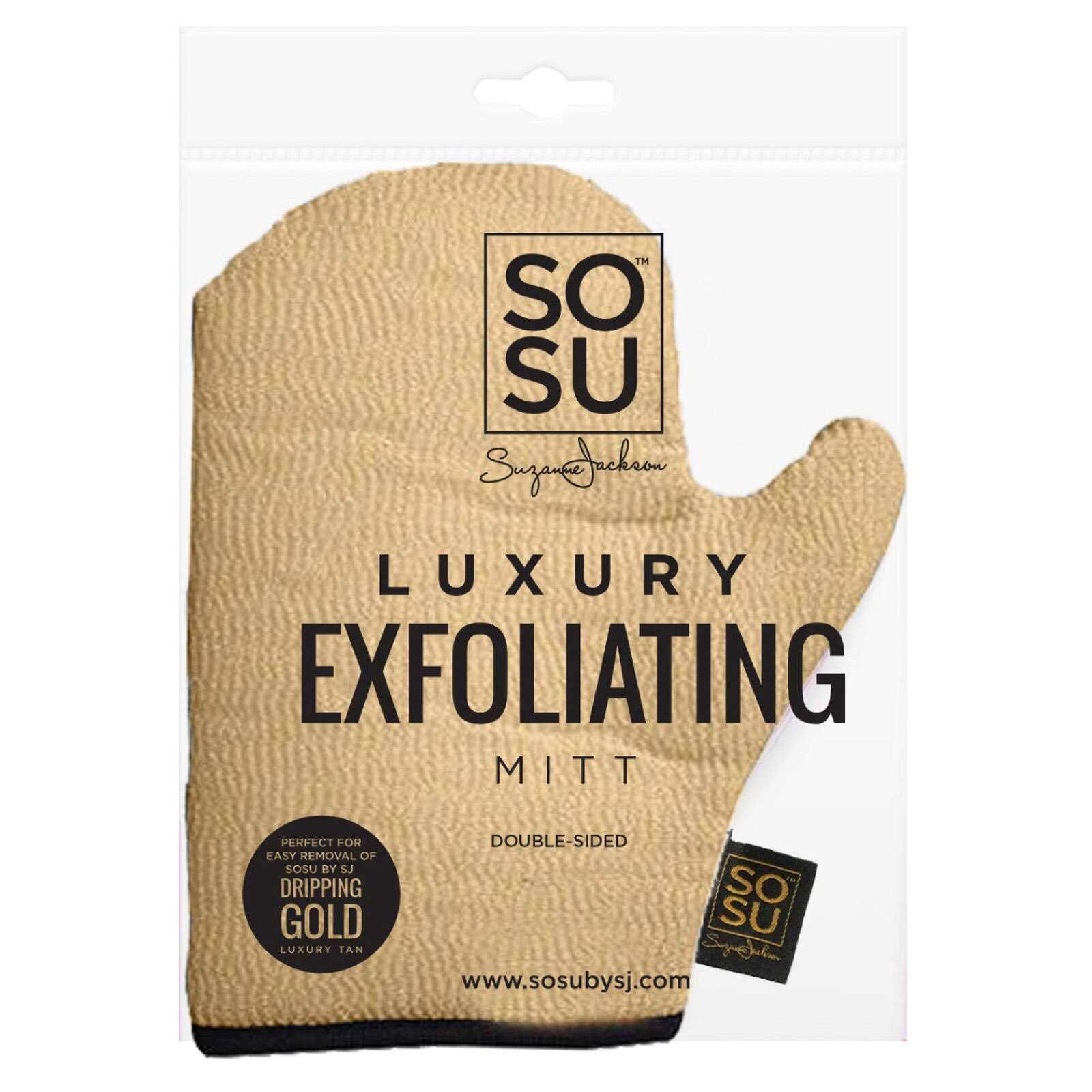 SOSU by Suzanne Jackson Dripping Gold Luxury Exfoliating Tanning Mitt