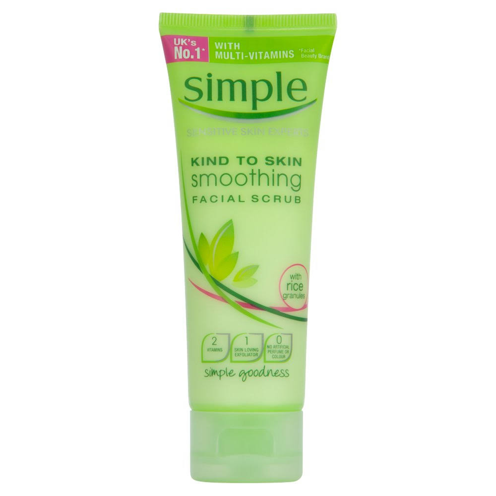 Simple Kind to Skin Smoothing Facial Scrub - Multi-Vitamins, 75ml