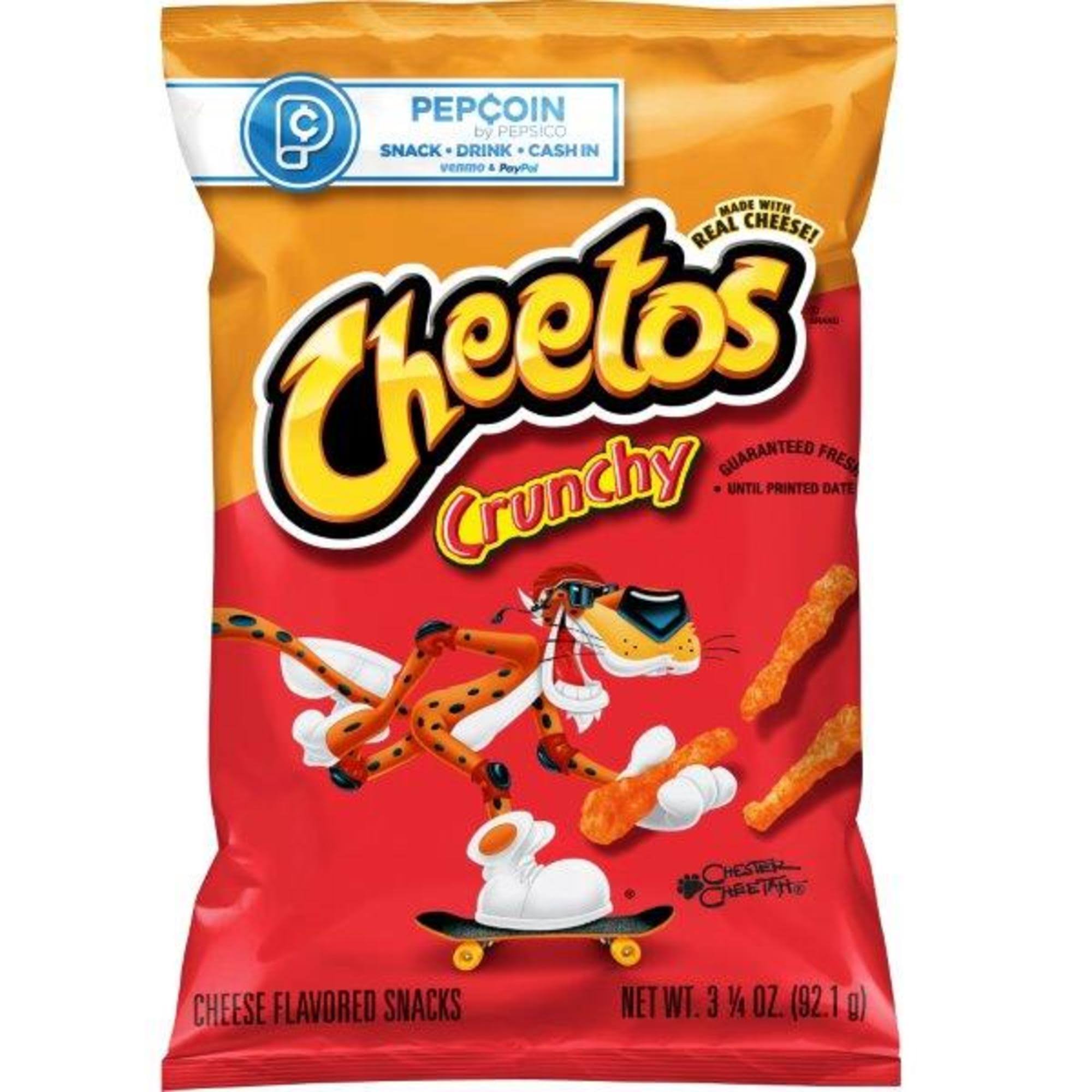 Cheetos Cheese Flavored Snacks, Crunchy - 3.25 oz