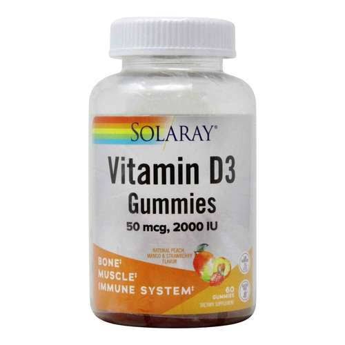 Solaray Vitamin D3 Gummies - 60 Gummies