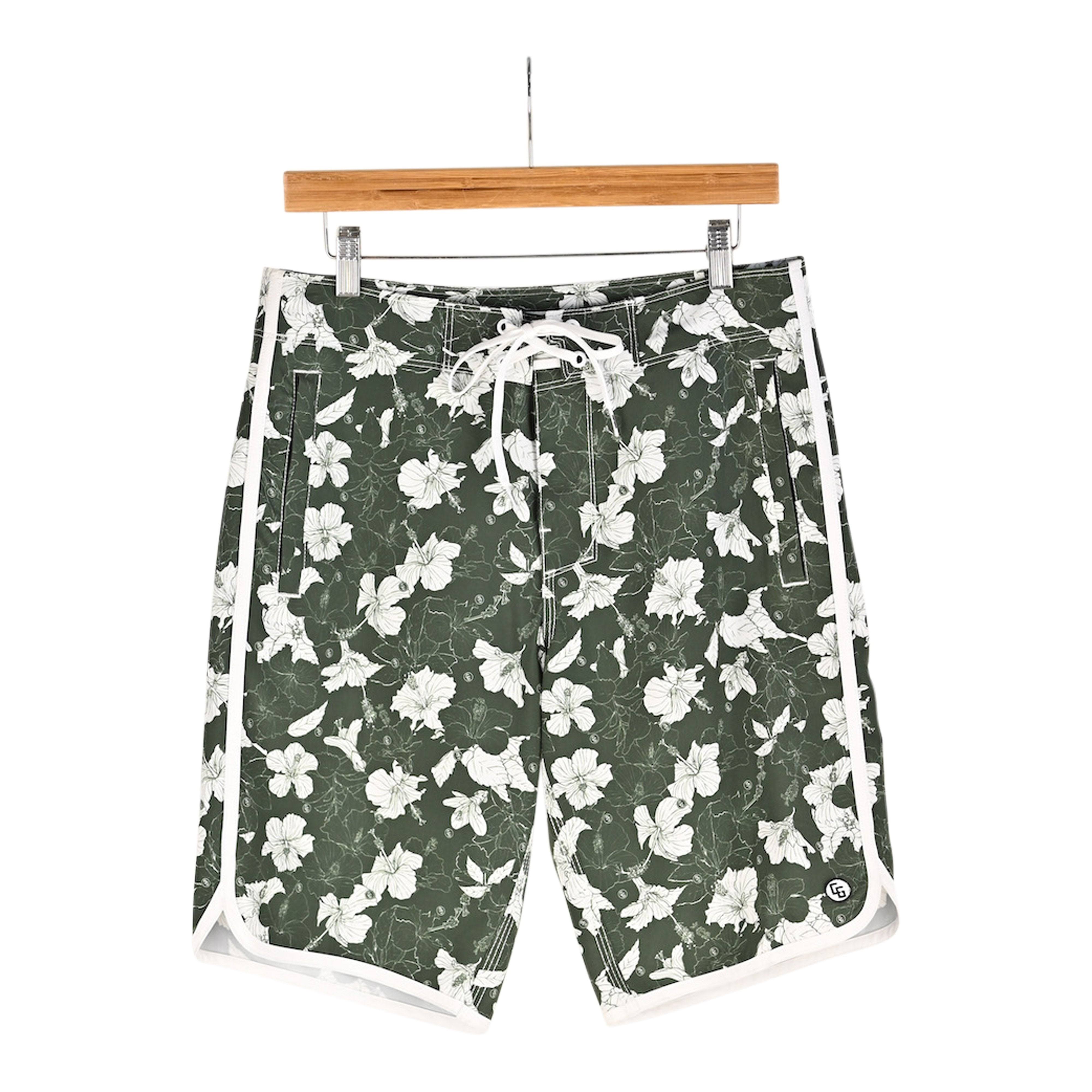 309 Fit / OG Athletic Fit / Board Shorts Aloha Military Green / 34