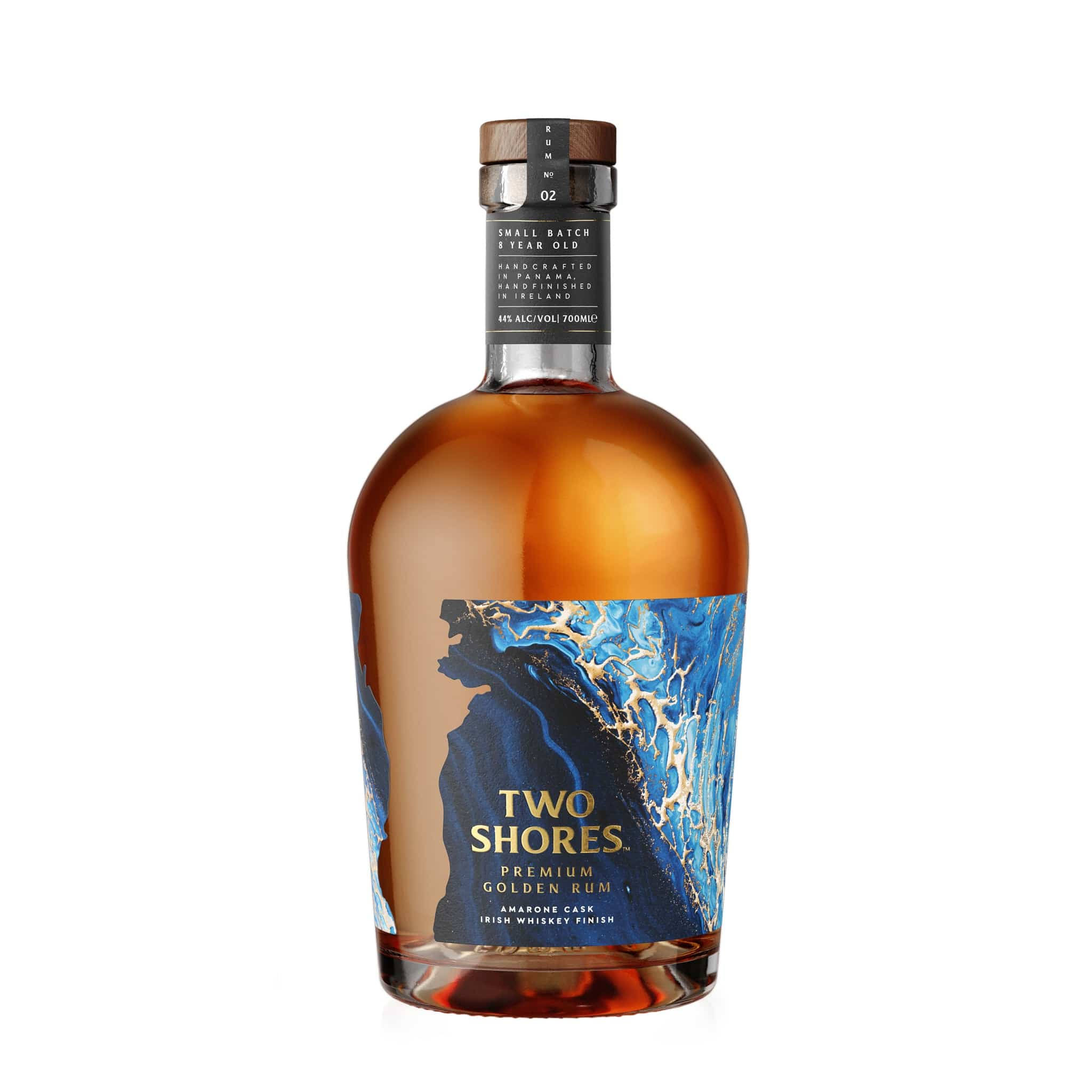 Two Shores Rum - Amarone Cask (Irish Whiskey Finish) Dark Rum 70cl | Master of Malt