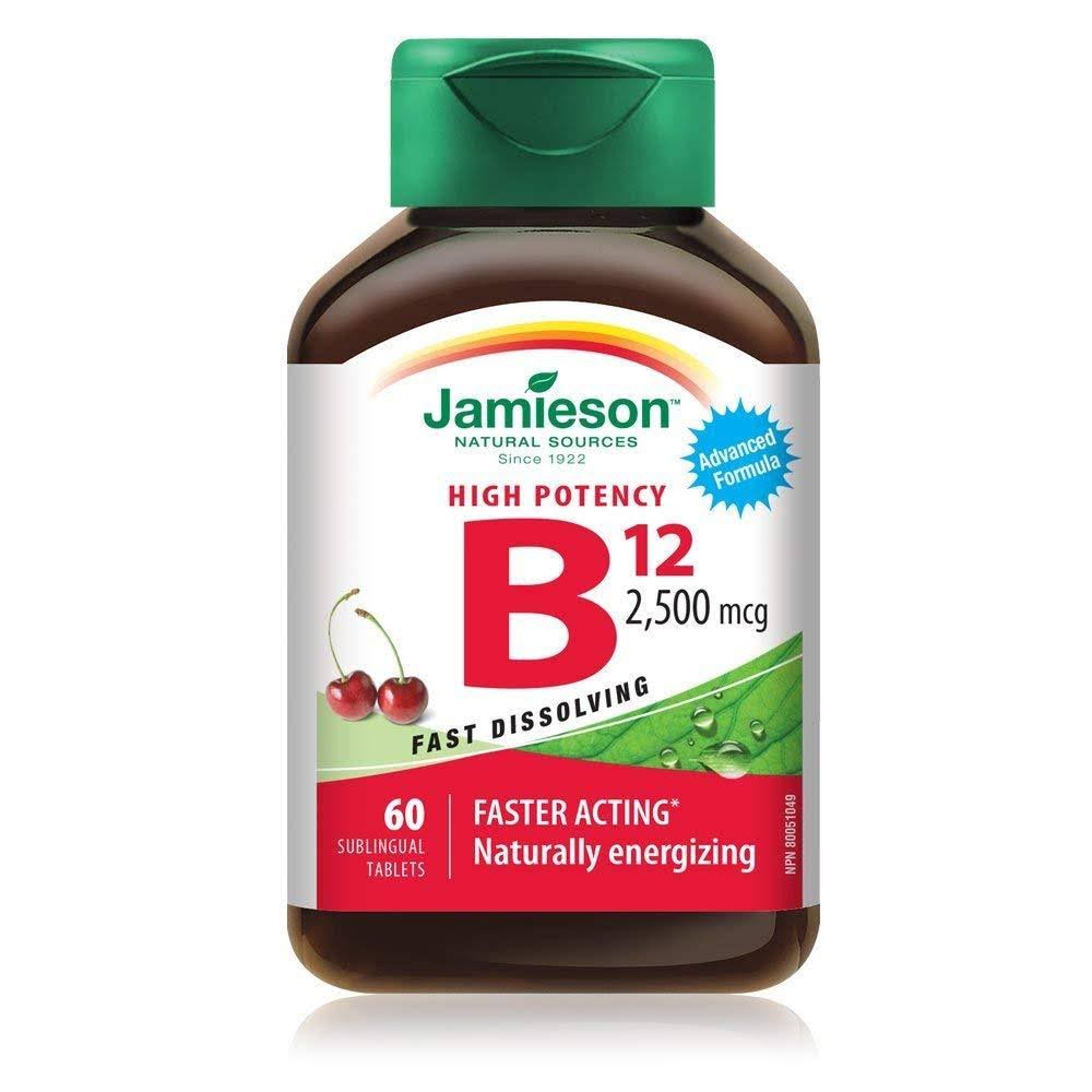 Jamieson Vitamin B12 2500mcg 60 Tablets