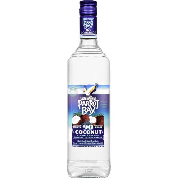 Captain Morgan Parrot Bay Rum, Coconut - 750 ml