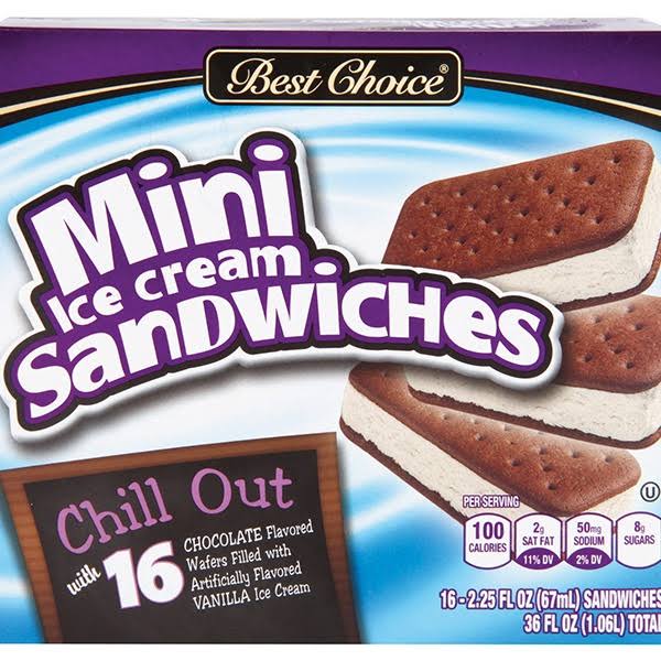 Best Choice Mini Ice Cream Sandwiches