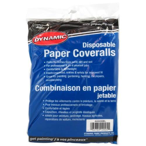 Dynamic Paint Disposable Paper Coverall - X-Large